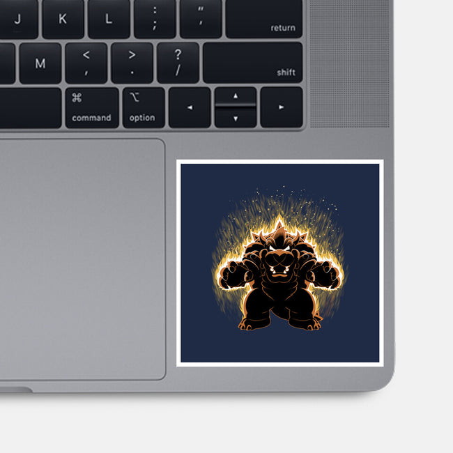 Koopa Overlord Aura-None-Glossy-Sticker-Astrobot Invention