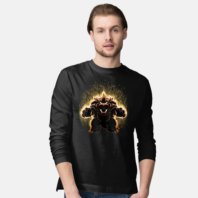 Koopa Overlord Aura-Mens-Long Sleeved-Tee-Astrobot Invention