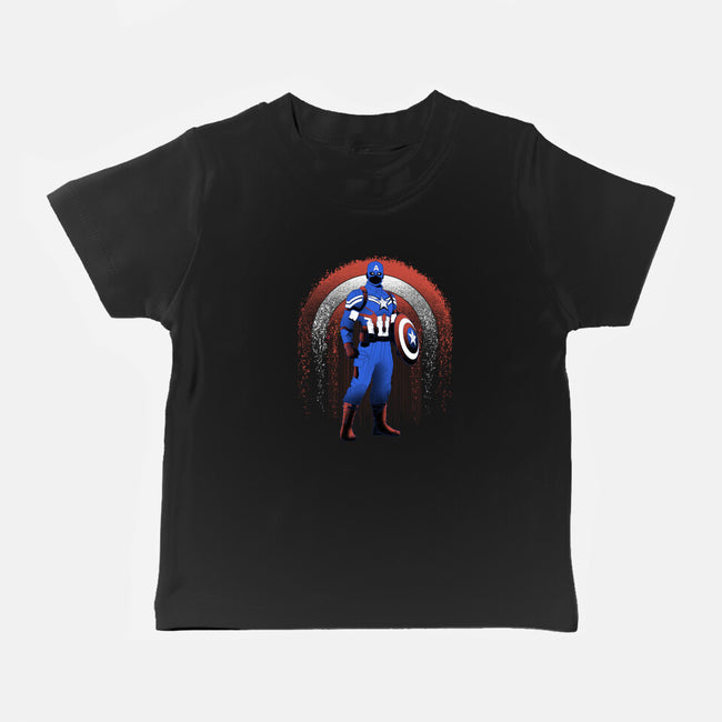 Super Soldier Linework Emblem-Baby-Basic-Tee-Astrobot Invention
