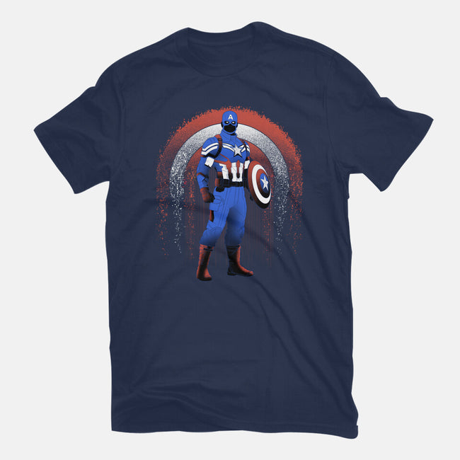 Super Soldier Linework Emblem-Mens-Premium-Tee-Astrobot Invention