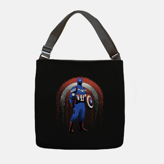 Super Soldier Linework Emblem-None-Adjustable Tote-Bag-Astrobot Invention