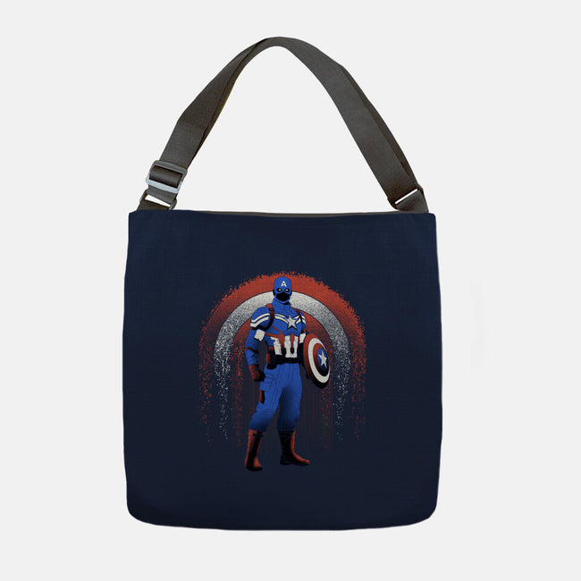Super Soldier Linework Emblem-None-Adjustable Tote-Bag-Astrobot Invention