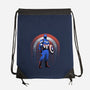 Super Soldier Linework Emblem-None-Drawstring-Bag-Astrobot Invention
