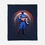 Super Soldier Linework Emblem-None-Fleece-Blanket-Astrobot Invention