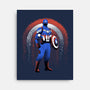 Super Soldier Linework Emblem-None-Stretched-Canvas-Astrobot Invention