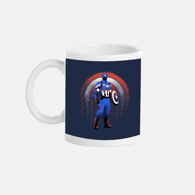Super Soldier Linework Emblem-None-Mug-Drinkware-Astrobot Invention