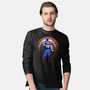 Super Soldier Linework Emblem-Mens-Long Sleeved-Tee-Astrobot Invention