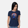 Super Soldier Linework Emblem-Womens-Basic-Tee-Astrobot Invention