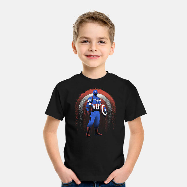 Super Soldier Linework Emblem-Youth-Basic-Tee-Astrobot Invention
