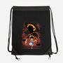 Rubber Pirate Shadow Lineart-None-Drawstring-Bag-Astrobot Invention