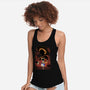 Rubber Pirate Shadow Lineart-Womens-Racerback-Tank-Astrobot Invention