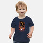 Rubber Pirate Shadow Lineart-Baby-Basic-Tee-Astrobot Invention