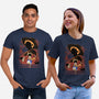 Rubber Pirate Shadow Lineart-Unisex-Basic-Tee-Astrobot Invention