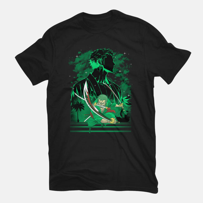 Iron Ronin Shadow Lineart-Mens-Premium-Tee-Astrobot Invention
