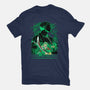 Iron Ronin Shadow Lineart-Mens-Heavyweight-Tee-Astrobot Invention