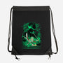Iron Ronin Shadow Lineart-None-Drawstring-Bag-Astrobot Invention