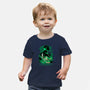 Iron Ronin Shadow Lineart-Baby-Basic-Tee-Astrobot Invention