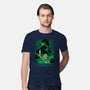 Iron Ronin Shadow Lineart-Mens-Premium-Tee-Astrobot Invention