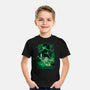 Iron Ronin Shadow Lineart-Youth-Basic-Tee-Astrobot Invention