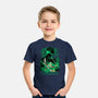 Iron Ronin Shadow Lineart-Youth-Basic-Tee-Astrobot Invention