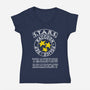 Stars Training Academy-Womens-V-Neck-Tee-DrMonekers