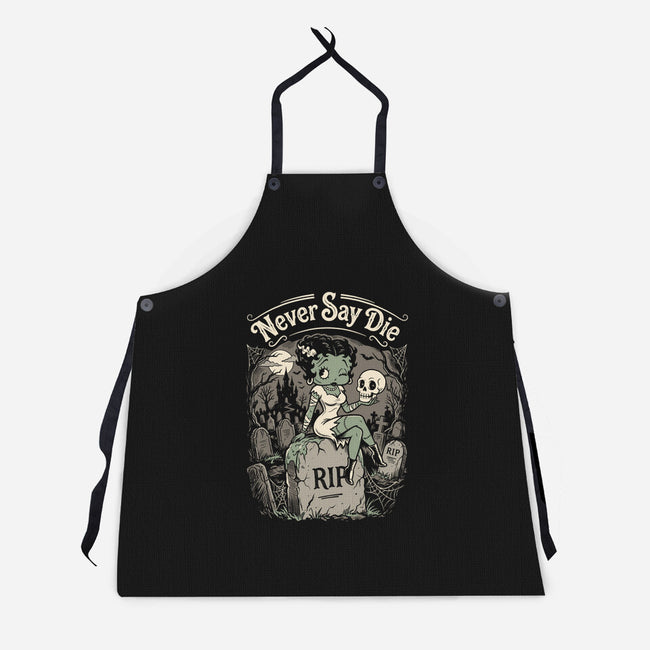Pinup Bride-Unisex-Kitchen-Apron-P1yu5h