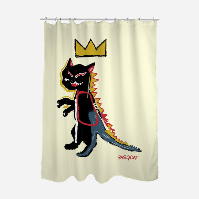 BasqCat-None-Polyester-Shower Curtain-vp021