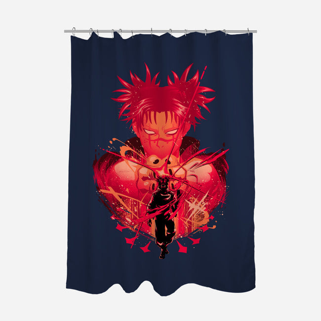 Blood Manipulation Attack-None-Polyester-Shower Curtain-hypertwenty
