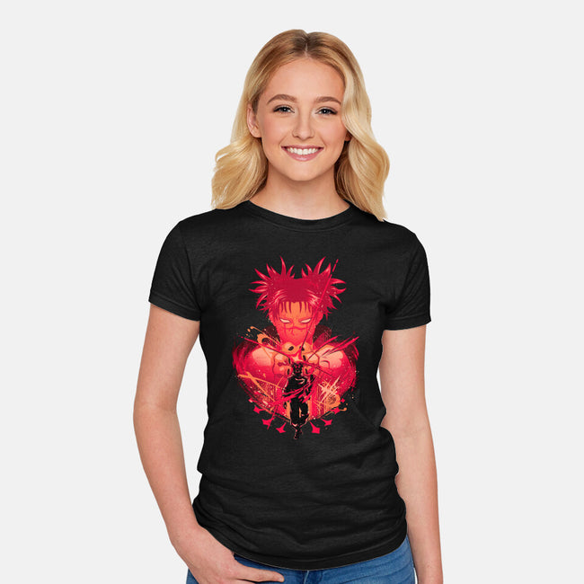 Blood Manipulation Attack-Womens-Fitted-Tee-hypertwenty