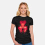 Blood Manipulation Attack-Womens-Fitted-Tee-hypertwenty