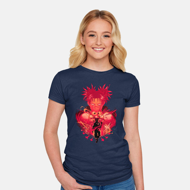 Blood Manipulation Attack-Womens-Fitted-Tee-hypertwenty
