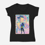 Musha-e Cutest Maknae-Womens-V-Neck-Tee-hypertwenty