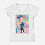 Musha-e Cutest Maknae-Womens-V-Neck-Tee-hypertwenty