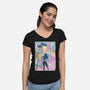 Musha-e Cutest Maknae-Womens-V-Neck-Tee-hypertwenty