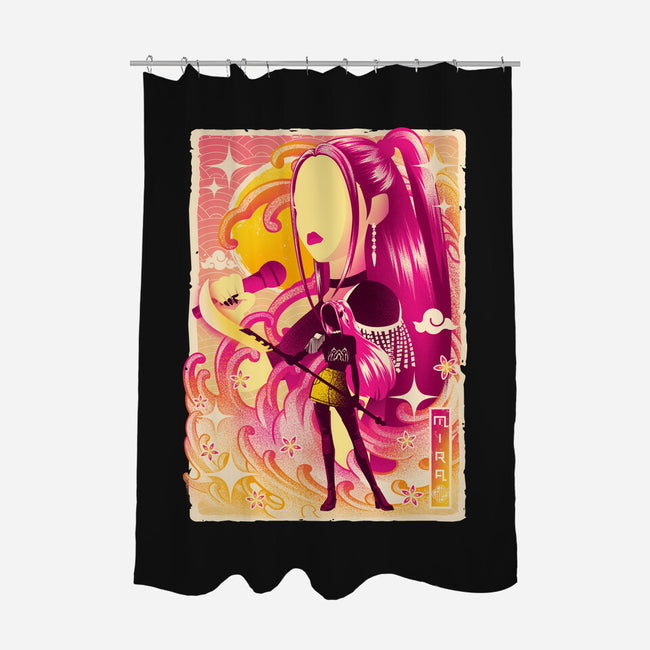 Musha-e Black Sheep-None-Polyester-Shower Curtain-hypertwenty