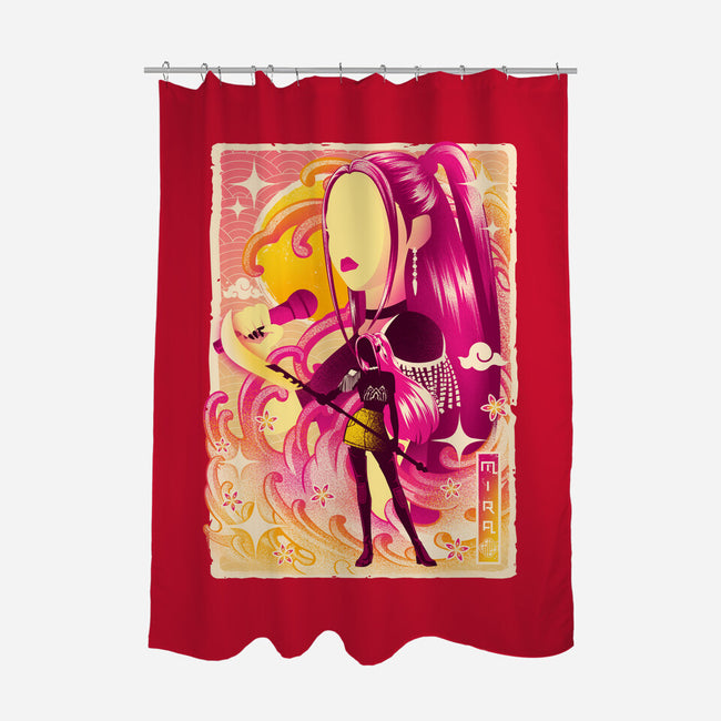 Musha-e Black Sheep-None-Polyester-Shower Curtain-hypertwenty