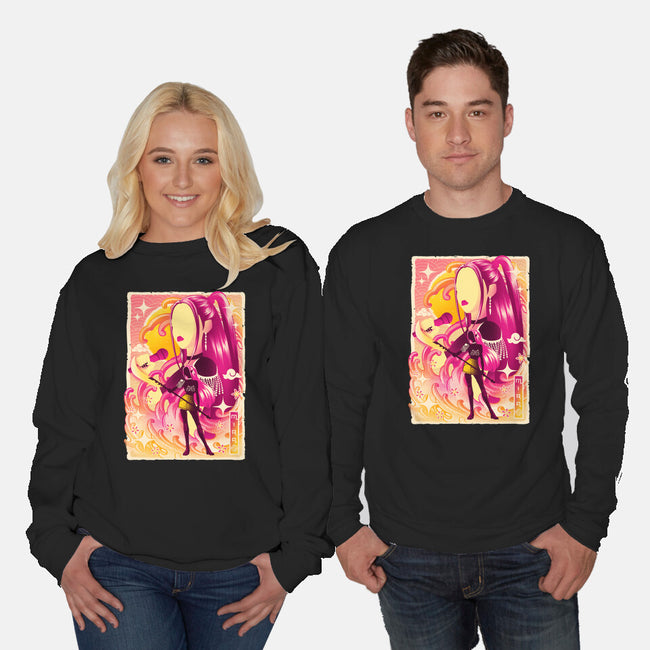 Musha-e Black Sheep-Unisex-Crew Neck-Sweatshirt-hypertwenty