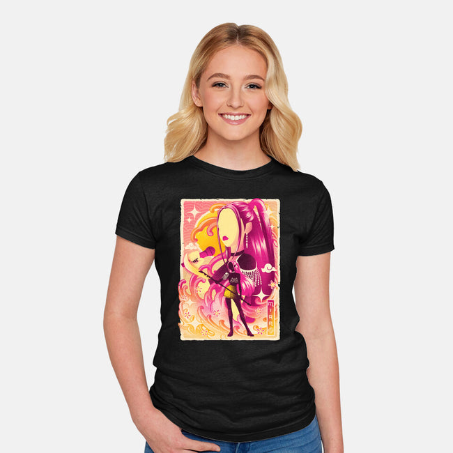 Musha-e Black Sheep-Womens-Fitted-Tee-hypertwenty