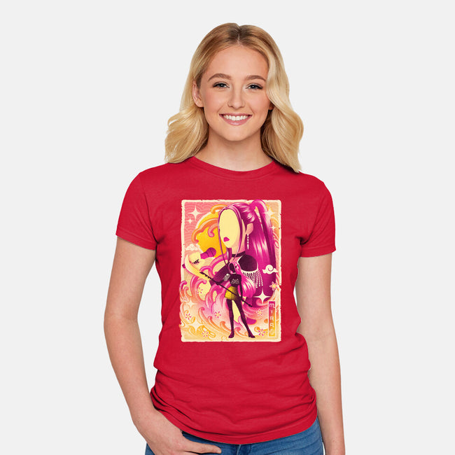 Musha-e Black Sheep-Womens-Fitted-Tee-hypertwenty