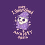 I Summoned Anxiety Again-Womens-Fitted-Tee-koalastudio