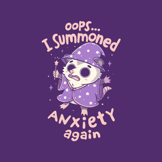 I Summoned Anxiety Again-Unisex-Kitchen-Apron-koalastudio