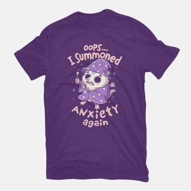 I Summoned Anxiety Again-Womens-Fitted-Tee-koalastudio