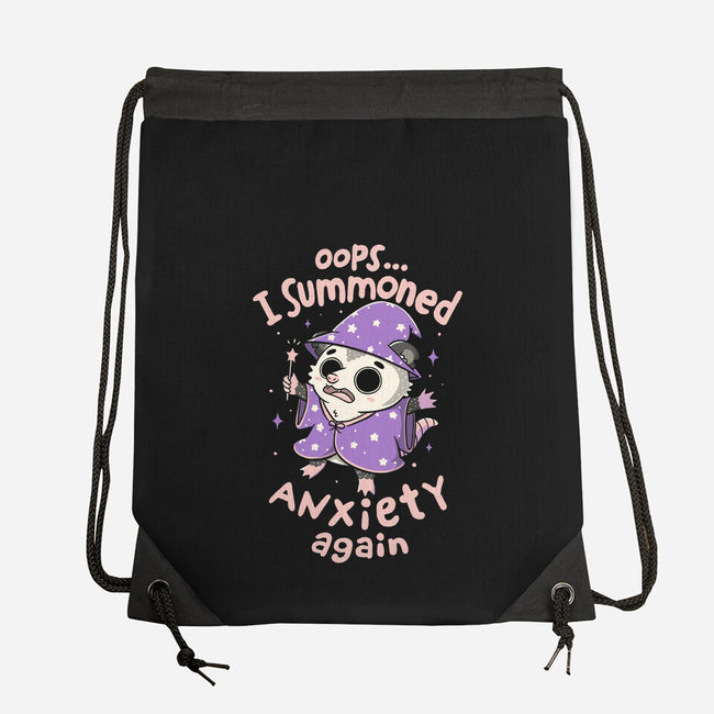 I Summoned Anxiety Again-None-Drawstring-Bag-koalastudio
