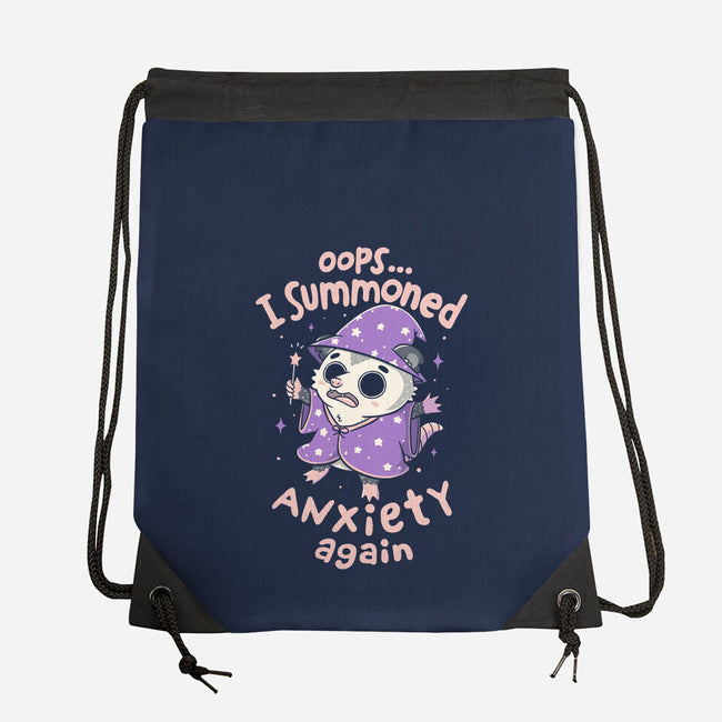 I Summoned Anxiety Again-None-Drawstring-Bag-koalastudio