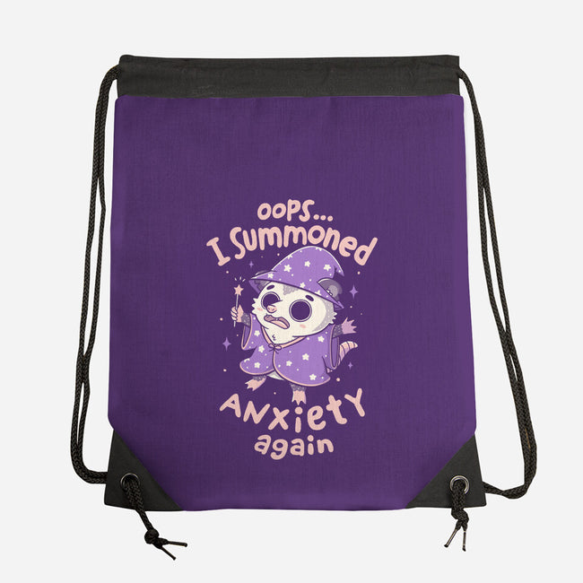 I Summoned Anxiety Again-None-Drawstring-Bag-koalastudio