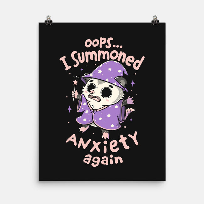 I Summoned Anxiety Again-None-Matte-Poster-koalastudio