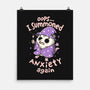 I Summoned Anxiety Again-None-Matte-Poster-koalastudio