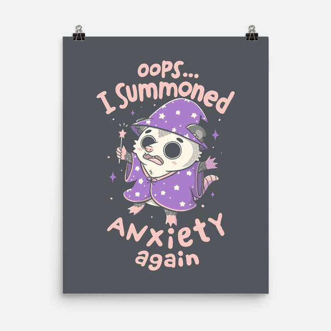 I Summoned Anxiety Again-None-Matte-Poster-koalastudio