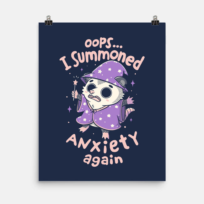 I Summoned Anxiety Again-None-Matte-Poster-koalastudio