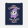 I Summoned Anxiety Again-None-Matte-Poster-koalastudio